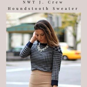 J. CREW Houndstooth Sweater
